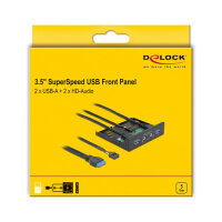 Front Panel 3.5? USB 5 Gbps 2 x USB Typ-A + HD-Audio