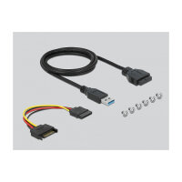 Front Panel 3.5? USB 5 Gbps 1 x USB Type-C™ + 2 x USB Typ-A + SD und Micro SD Slot