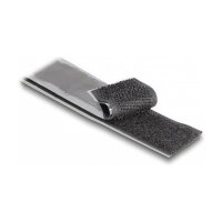 Strapazierfähiges Klettband selbstklebend mit Haft- und Flauschband L 15 m x B 25 mm schwarz