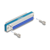 HF/EMI Entstörfilter D-Sub 37 Pin Stecker zu Buchse mit Tiefpass induktiv