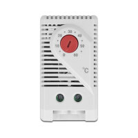 Thermostat mit Schließer-Kontakt für Hutschiene