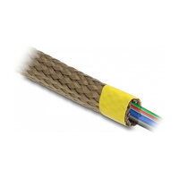 Geflechtschlauch aus Basalt Fasern 2 m x 10 mm braun