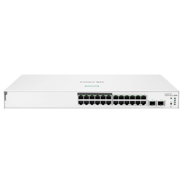 24+2P HP Enterprise Aruba Instant On 1830 24G Switch M RM PoE+