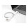 Staubschutz für USB Typ-A Stecker und USB Type-C™ Stecker Set 2 Stück weiß