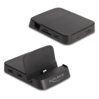 Smartphone Dockingstation 4K mit integrierter Halterung - HDMI / USB / Hub / SD / Micro SD für Android oder Windows