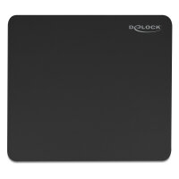 Mauspad schwarz 450 x 400 mm "Glas"-Beschichtung