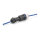 Stecker feldkonfektionierbar Cat.6A mit Durchführungskupplung passend für Delock Artikel 67047 und 67048 IP68 staub- und wasserdicht schwarz