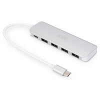 DIGITUS USB-C-Hub 4-Port 3.0->4xA3.0 1xC-PD...