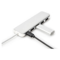 DIGITUS USB-C-Hub 4-Port 3.0->4xA3.0 1xC-PD...