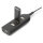DIGITUS USB-Hub 4-Port 2.0->4xA2.0 integr. Kabel schwarz