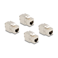 Keystone Modul RJ45 Buchse Cat.6A STP 4 Stück