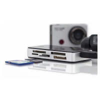 DIGITUS Card Reader USB3.0, extern, schwarz-silber
