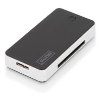 DIGITUS Card Reader USB3.0, extern, schwarz-silber
