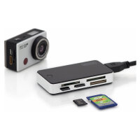 DIGITUS Card Reader USB3.0, extern, schwarz-silber