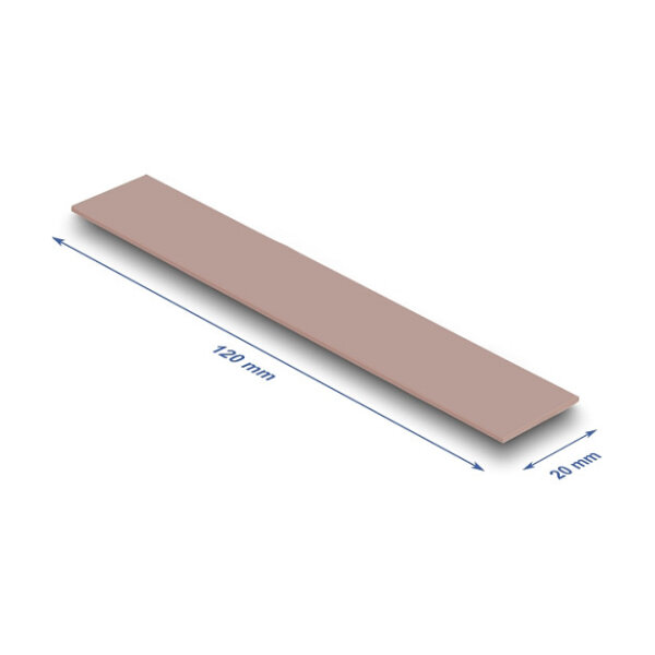 Wärmeleitpad 120 x 20 x 1,5 mm für M.2 Module 3,0 W/mK - Silikonfrei
