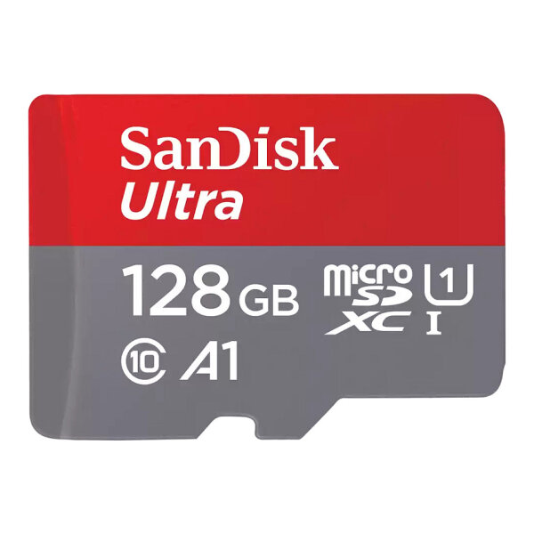 CARD 128GB Sandisk Ultra microsdxc 140MB/s +Adapter