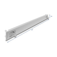 19? 1 HE Blindpanel ABS Kunststoff mit Einrastfunktion...