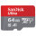 CARD 64GB Sandisk Ultra microsdxc 140MB/s + Adapter
