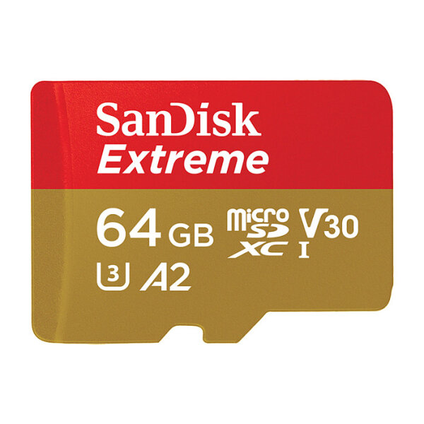 CARD 64GB Sandisk Extreme microsdxc 170MB/s + Adapter