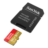 CARD 64GB Sandisk Extreme microsdxc 170MB/s + Adapter