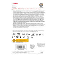 CARD 64GB Sandisk Extreme microsdxc 170MB/s + Adapter