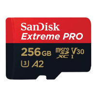 CARD 256GB Sandisk Extreme Pro microsdxc 200MB/s + Adapter