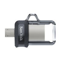 STICK 128GB USB3.0/microUSB Sandisk Ultra Dual 150MB/s Grey