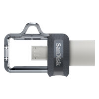 STICK 128GB USB3.0/microUSB Sandisk Ultra Dual 150MB/s Grey