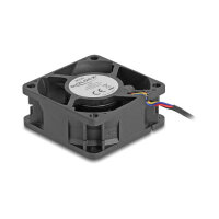 Axiallüfter 12 V DC, 60 x 60 x 25 mm schwarz