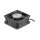 Axiallüfter 12 V DC, 60 x 60 x 25 mm schwarz