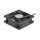 Axiallüfter 24 V DC, 80 x 80 x 25 mm schwarz