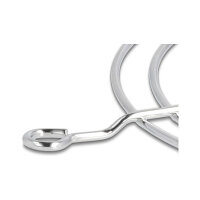 Lüftergitter 80 x 80 mm silber