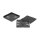 Lüftergitter mit Staubfilter 80 x 80 mm schwarz