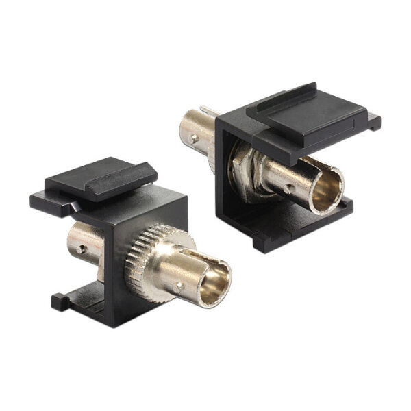 Keystone Modul ST Simplex Buchse > ST Simplex Buchse schwarz