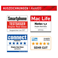 DISPLEX Panzerglas 2D/ Clear (10H) für Samsung Galaxy A54 5G Eco-Montagerahmen, Tempered Glas, kratzer-resistente Schutzfolie, hüllenfreundlich
