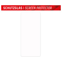 DISPLEX Panzerglas 2D/ Clear (10H) für Samsung Galaxy A54 5G Eco-Montagerahmen, Tempered Glas, kratzer-resistente Schutzfolie, hüllenfreundlich