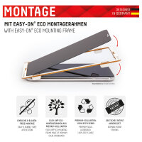 DISPLEX Privacy Full Cover Panzerglas (10H) für Apple iPhone 13/13 Pro/14/16e