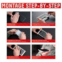 DISPLEX Privacy Full Cover Panzerglas (10H) für Apple iPhone 13/13 Pro/14/16e