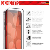 DISPLEX Full Cover Panzerglas (10H) für Apple iPhone...