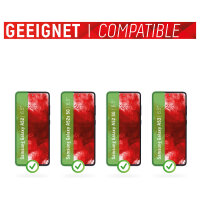 DISPLEX Smart Glass (9H) für Samsung Galaxy A52/A52(s) 5G/A53 5G Montagesticker, unzerbrechlich, ultra-dünn, unsichtbar