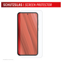 DISPLEX Real Glasschutzfolie für Samsung Galaxy A36 kratzer-resistent, abgerundete Kanten, Real Glass
