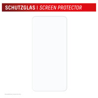 DISPLEX Real Glasschutzfolie für Samsung Galaxy A36 kratzer-resistent, abgerundete Kanten, Real Glass