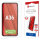 DISPLEX Real Glasschutzfolie für Samsung Galaxy A36 kratzer-resistent, abgerundete Kanten, Real Glass