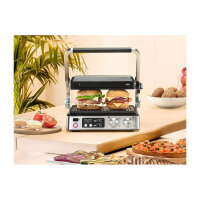 Houshold MultiGrill 7 Kontaktgrill CG 7040 (edelstahl, 2.000 Watt)