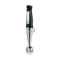 Houshold MultiQuick 7 Stabmixer MQ 7045X (schwarz/edelstahl, 1.000 Watt, mit Eis-Crusher, Zerkleinerer, Schneebesen)