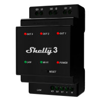 Shelly Relais "Pro 3" WLAN LAN 3x 16A 3...