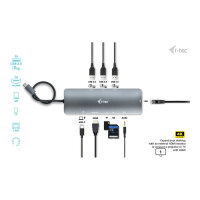 D i-tec Metal USB-C Nano Docking Station 4K HDMI LAN + Power Delivery