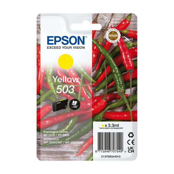 Epson 503 Tintenpatrone Gelb (3,3ml)