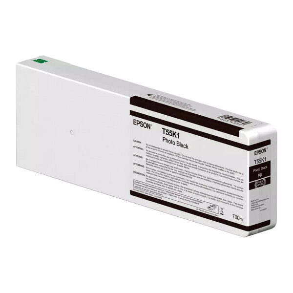 Epson Tintenpatrone UltraChrome HDX/HD photo black 700 ml T 55K1