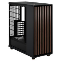 Midi Fractal Design North Charcoal Black Window Clear